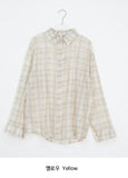 Rimu Summer Loose-Fit See-Through Check Shirt