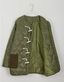 Morinve quilted toggle padded jumper