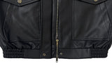 [MADE] Beer Pocket Boxy Leather Collar Jacket