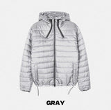 Tech Multi zipper Hood Lightweight Padding