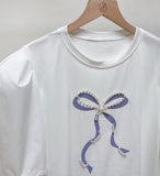 Delienne Ribbon Puff T-Shirt
