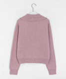 Nyuling Lace Collar Knit Cardigan