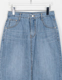 Torito Washing Denim Long Skirt