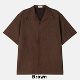 Solar Pleated Half Shirt