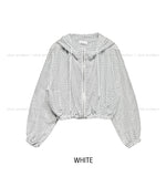 Summer Dot Rain Crop Hood Jumper