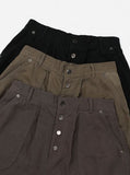 Coco Stitch Button Parachute Pants