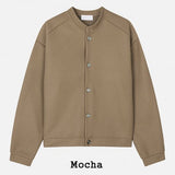 Flea Line Shoulder Wool Crop Cardigan