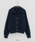 Taolli Crop Collar Knit Cardigan