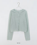 Nakona Net Crop Hood Cardigan