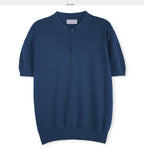 Muscle Fit Span Linen Collar Knit