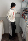 POPCORN EMBO HALF TEE