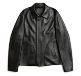 Lambskin Round Cut Single Jacket