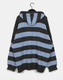 Bette Overfit Stripe Hood Knit