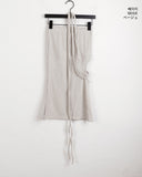 Heming slit hole strap layered one piece top