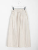 Dinku Banding Ribbon Long Skirt