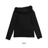 OFF SHOULDER LOOSE KNIT