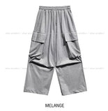 Hack Wide Big Pocket Sweat Cargo Pants
