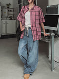 Rocky Big Wide Strap Balloon Denim