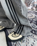 Kanen Reverse Track Denim Pants