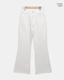 Moi Vintage Washed Flare Denim Pants