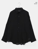 Any loose fit gauze see-through shirt