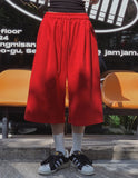 Low Balloon Crop Bermuda Pants
