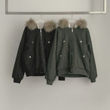 Unique Vintage Fur Full Lining Padding Jacket