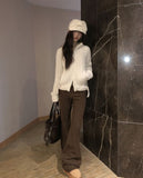 [MADE] Yura Two-Way High Neck Knit Zip-Up