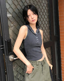 PIGMENT HOOD SLEEVELESS