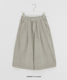 [Unisex] Kehiro Pigment Banding Bermuda Pants