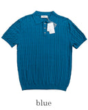 Washable cable short sleeve knit