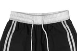 Deumyo Color Matching Track Nylon Banding Wide Pants