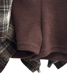 Stove Tartan Check Skirt Pants