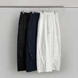 Nylon Wing Silver Point Curved Wide Banding Pants