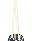Penan striped shoulder bag