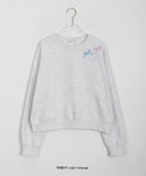 Bander ribbon embroidery sweatshirt