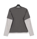 The N Embroidered Pocket Layered Tee
