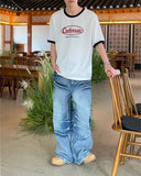 Washed Domingo denim pants