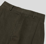 Ment One Tuck Cotton Wide Pants