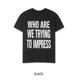 Impri Slub Lettering Short Sleeve T-shirt