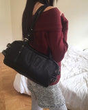 Sote Belt Leather Eyelet Shoulder Bag