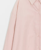Ebenk Back Ribbon Cotton Over Shirt