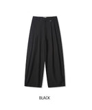 Mono Two-Tuck Wide Slacks