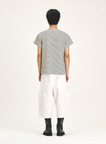 STRIPE CAP SLEEVE KNIT