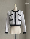 Ibrea Tweed Color Matching Jacket