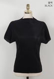 Prina Pleated Half Neck Blouse