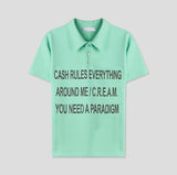 Cashed Slim Short Sleeve Knit