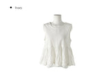 Kinu Frill Sleeveless Layered Blouse