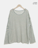 Natine Striped Long Sleeve Knit