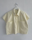 Tapt Big Pocket Crop Shirt